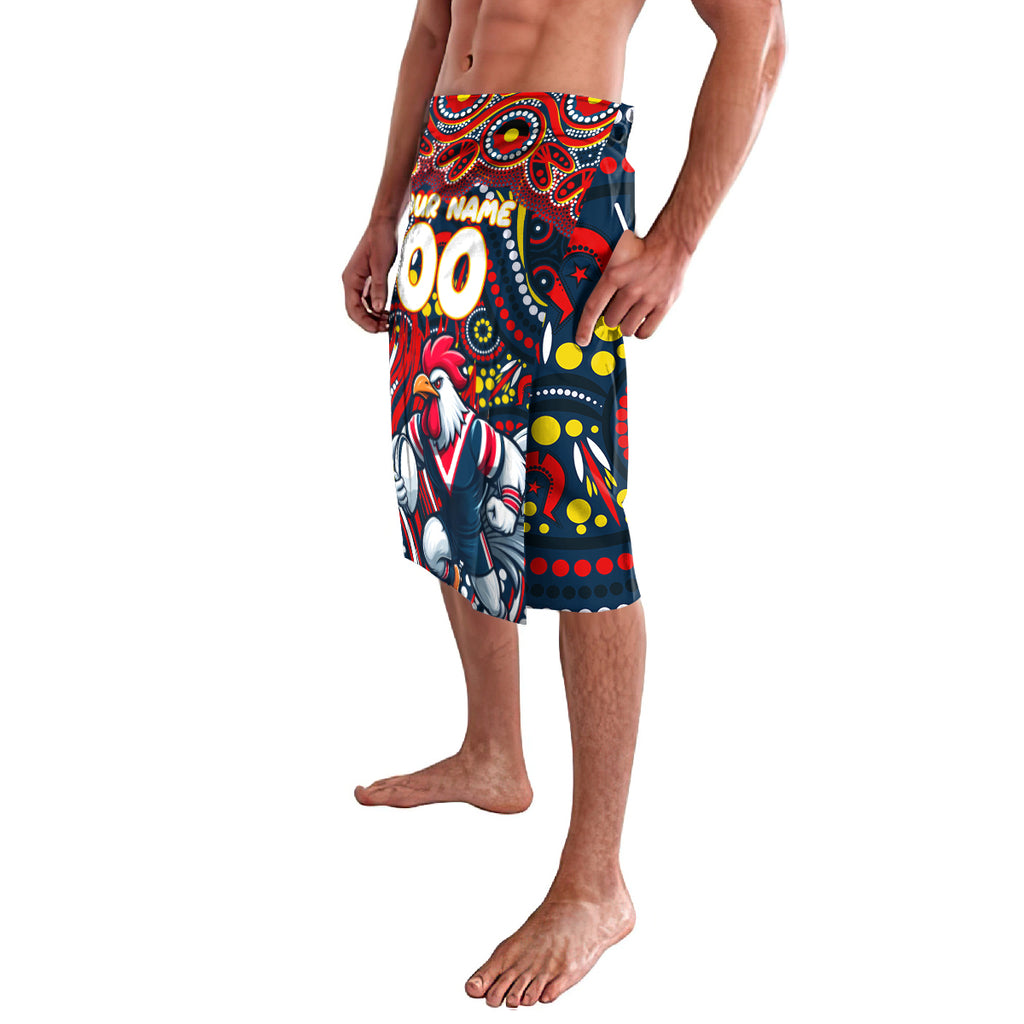 Custom Australia NAIDOC Week 2024 Lavalava Sydney Roosters Mascot Keep The Fire Burning