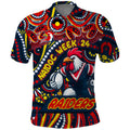 Custom Australia NAIDOC Week 2024 Polo Shirt Sydney Roosters Mascot Keep The Fire Burning