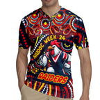 Custom Australia NAIDOC Week 2024 Rugby Jersey Sydney Roosters Mascot Keep The Fire Burning