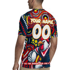 Custom Australia NAIDOC Week 2024 Rugby Jersey Sydney Roosters Mascot Keep The Fire Burning