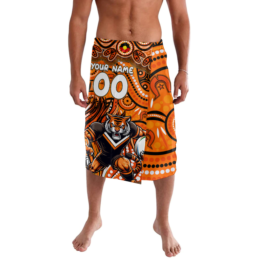 Custom Australia NAIDOC Week 2024 Lavalava Wests Tigers Mascot Keep The Fire Burning