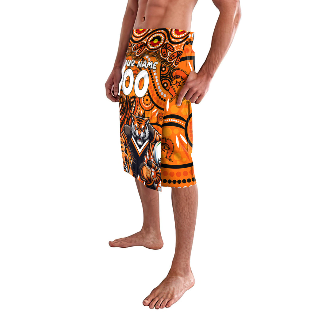 Custom Australia NAIDOC Week 2024 Lavalava Wests Tigers Mascot Keep The Fire Burning