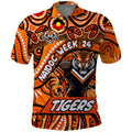 Custom Australia NAIDOC Week 2024 Polo Shirt Wests Tigers Mascot Keep The Fire Burning