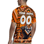 Custom Australia NAIDOC Week 2024 Rugby Jersey Wests Tigers Mascot Keep The Fire Burning