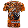 Custom Australia NAIDOC Week 2024 T Shirt Wests Tigers Mascot Keep The Fire Burning