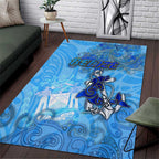 Ocean Spirit of Belize Area Rug Anchored in Belizean Pride - Aussie Hoodie