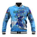 Ocean Spirit of Belize Baseball Jacket Anchored in Belizean Pride - Aussie Hoodie