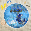 Ocean Spirit of Belize Beach Blanket Anchored in Belizean Pride - Aussie Hoodie