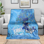 Ocean Spirit of Belize Blanket Anchored in Belizean Pride - Aussie Hoodie