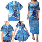 Ocean Spirit of Belize Family Matching Puletasi and Hawaiian Shirt Anchored in Belizean Pride - Aussie Hoodie