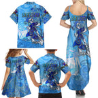 Ocean Spirit of Belize Family Matching Summer Maxi Dress and Hawaiian Shirt Anchored in Belizean Pride - Aussie Hoodie