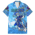 Ocean Spirit of Belize Family Matching Summer Maxi Dress and Hawaiian Shirt Anchored in Belizean Pride - Aussie Hoodie
