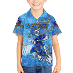 Ocean Spirit of Belize Hawaiian Shirt Anchored in Belizean Pride - Aussie Hoodie