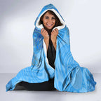 Ocean Spirit of Belize Hooded Blanket Anchored in Belizean Pride - Aussie Hoodie
