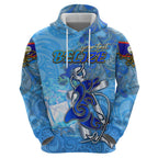 Ocean Spirit of Belize Hoodie Anchored in Belizean Pride - Aussie Hoodie