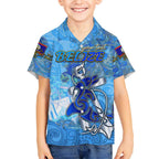 Ocean Spirit of Belize Kid Hawaiian Shirt Anchored in Belizean Pride - Aussie Hoodie