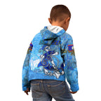 Ocean Spirit of Belize Kid Hoodie Anchored in Belizean Pride - Aussie Hoodie