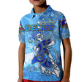 Ocean Spirit of Belize Kid Polo Shirt Anchored in Belizean Pride - Aussie Hoodie