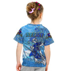Ocean Spirit of Belize Kid T Shirt Anchored in Belizean Pride - Aussie Hoodie