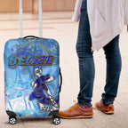 Ocean Spirit of Belize Luggage Cover Anchored in Belizean Pride - Aussie Hoodie