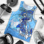 Ocean Spirit of Belize Men Tank Top Anchored in Belizean Pride - Aussie Hoodie