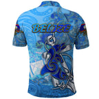 Ocean Spirit of Belize Polo Shirt Anchored in Belizean Pride - Aussie Hoodie