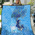 Ocean Spirit of Belize Quilt Anchored in Belizean Pride - Aussie Hoodie