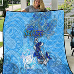 Ocean Spirit of Belize Quilt Anchored in Belizean Pride - Aussie Hoodie