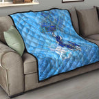 Ocean Spirit of Belize Quilt Anchored in Belizean Pride - Aussie Hoodie