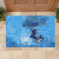Ocean Spirit of Belize Rubber Doormat Anchored in Belizean Pride - Aussie Hoodie