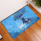 Ocean Spirit of Belize Rubber Doormat Anchored in Belizean Pride - Aussie Hoodie