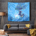Ocean Spirit of Belize Tapestry Anchored in Belizean Pride - Aussie Hoodie
