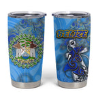Ocean Spirit of Belize Tumbler Cup Anchored in Belizean Pride - Aussie Hoodie
