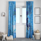 Ocean Spirit of Belize Window Curtain Anchored in Belizean Pride - Aussie Hoodie