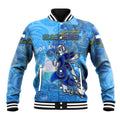 Ocean Spirit of El Salvador Baseball Jacket Anchored in Salvadoran Pride - Aussie Hoodie