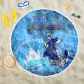 Ocean Spirit of El Salvador Beach Blanket Anchored in Salvadoran Pride - Aussie Hoodie