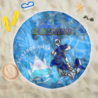Ocean Spirit of El Salvador Beach Blanket Anchored in Salvadoran Pride - Aussie Hoodie