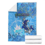 Ocean Spirit of El Salvador Blanket Anchored in Salvadoran Pride - Aussie Hoodie