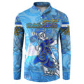 Ocean Spirit of El Salvador Button Sweatshirt Anchored in Salvadoran Pride - Aussie Hoodie