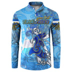 Ocean Spirit of El Salvador Button Sweatshirt Anchored in Salvadoran Pride - Aussie Hoodie