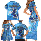 Ocean Spirit of El Salvador Family Matching Short Sleeve Bodycon Dress and Hawaiian Shirt Anchored in Salvadoran Pride - Aussie Hoodie