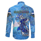 Ocean Spirit of El Salvador Family Matching Summer Maxi Dress and Hawaiian Shirt Anchored in Salvadoran Pride - Aussie Hoodie