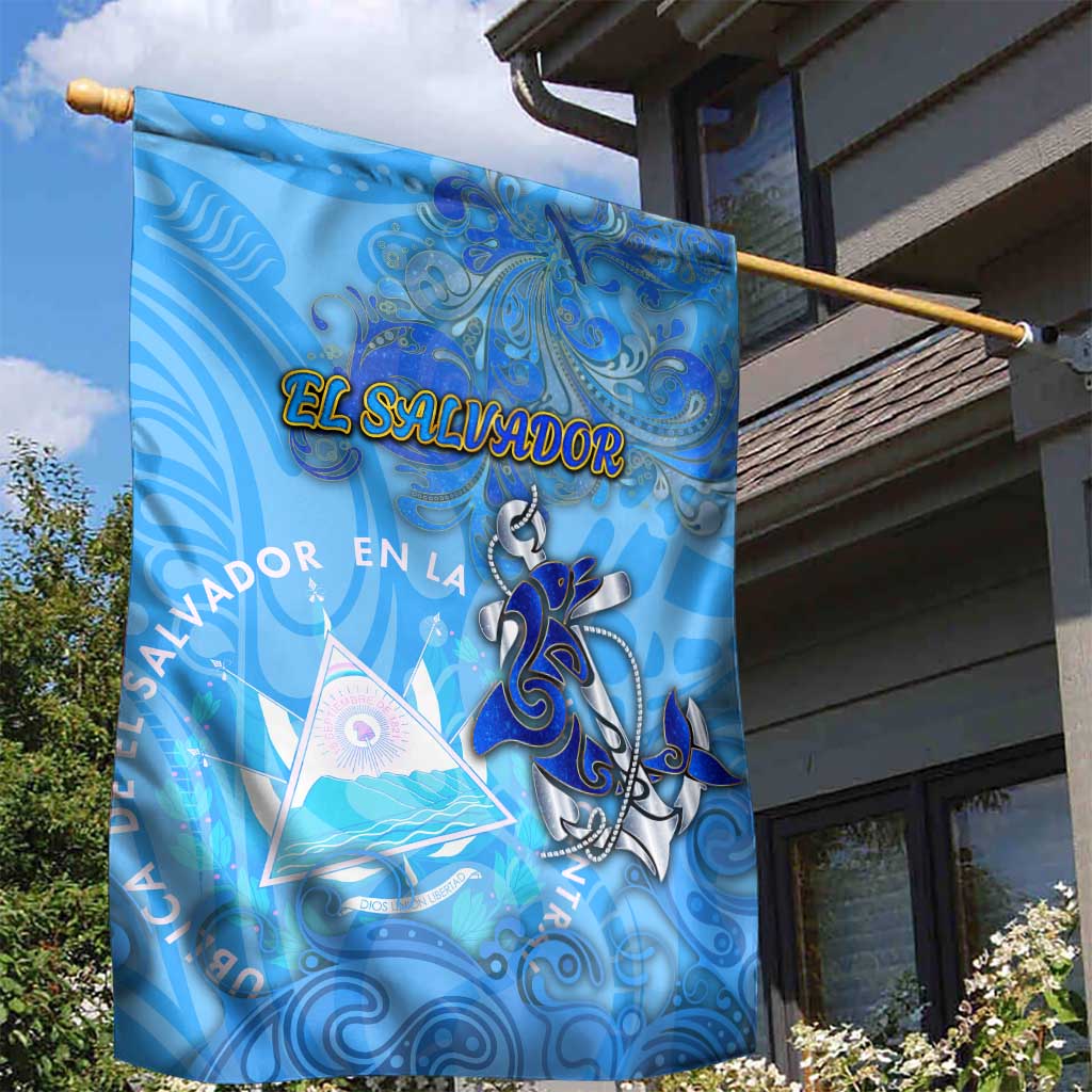 Ocean Spirit of El Salvador Garden Flag Anchored in Salvadoran Pride - Aussie Hoodie