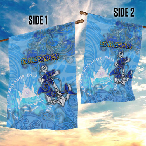 Ocean Spirit of El Salvador Garden Flag Anchored in Salvadoran Pride - Aussie Hoodie