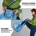 Ocean Spirit of El Salvador Grocery Bag Anchored in Salvadoran Pride - Aussie Hoodie