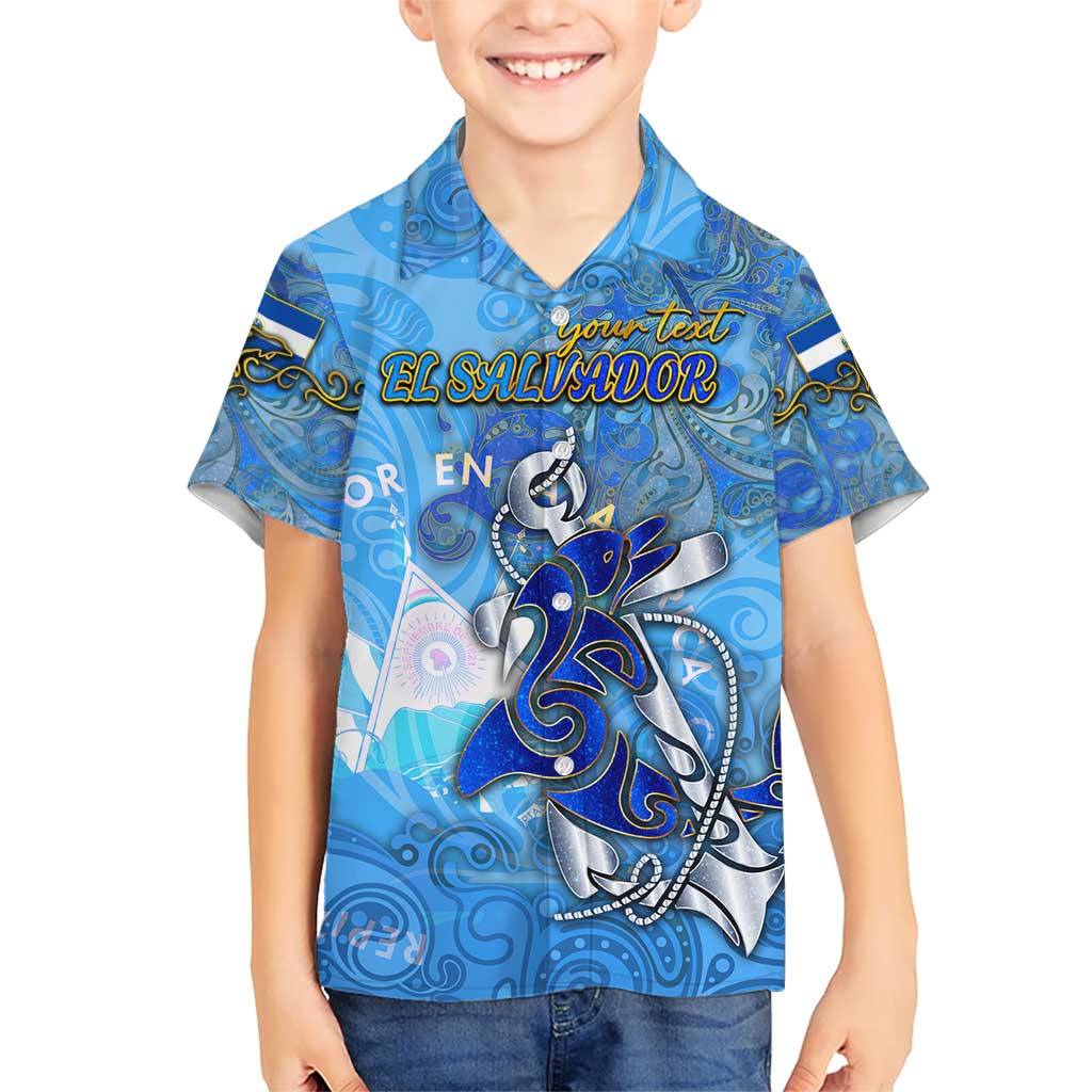 Ocean Spirit of El Salvador Hawaiian Shirt Anchored in Salvadoran Pride - Aussie Hoodie