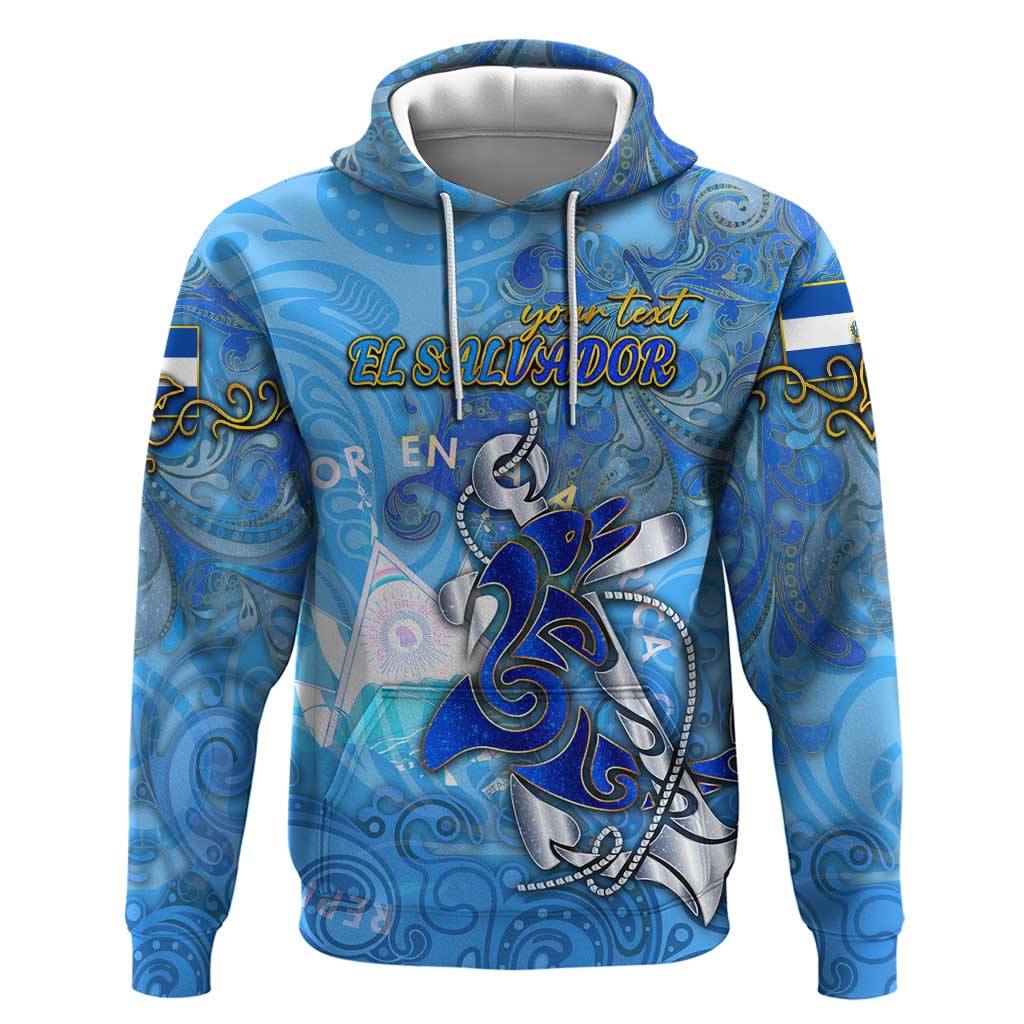 Ocean Spirit of El Salvador Hoodie Anchored in Salvadoran Pride - Aussie Hoodie