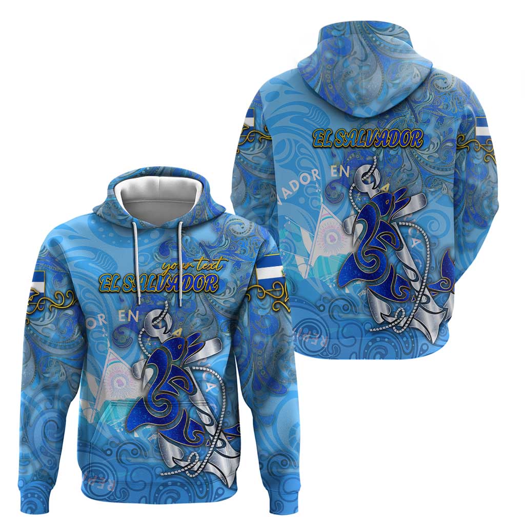 Ocean Spirit of El Salvador Hoodie Anchored in Salvadoran Pride - Aussie Hoodie