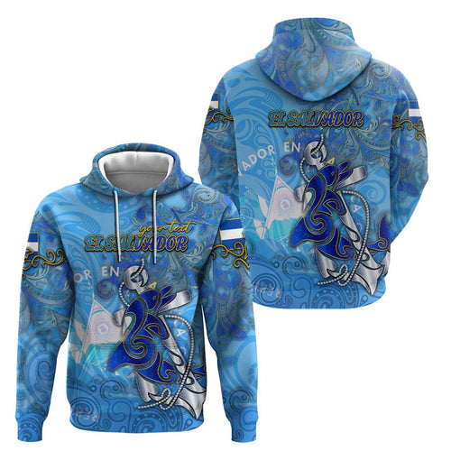 Ocean Spirit of El Salvador Hoodie Anchored in Salvadoran Pride - Aussie Hoodie