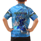 Ocean Spirit of El Salvador Kid Hawaiian Shirt Anchored in Salvadoran Pride - Aussie Hoodie